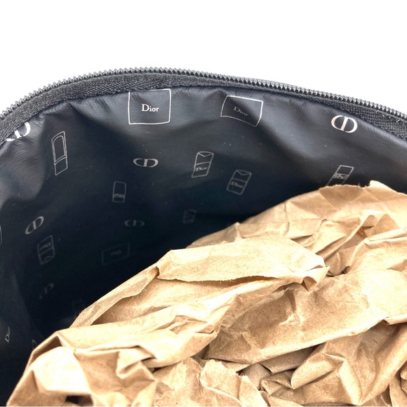 Women's Dior Black Patent Leather Makeup Bag - Picture 9 of 9